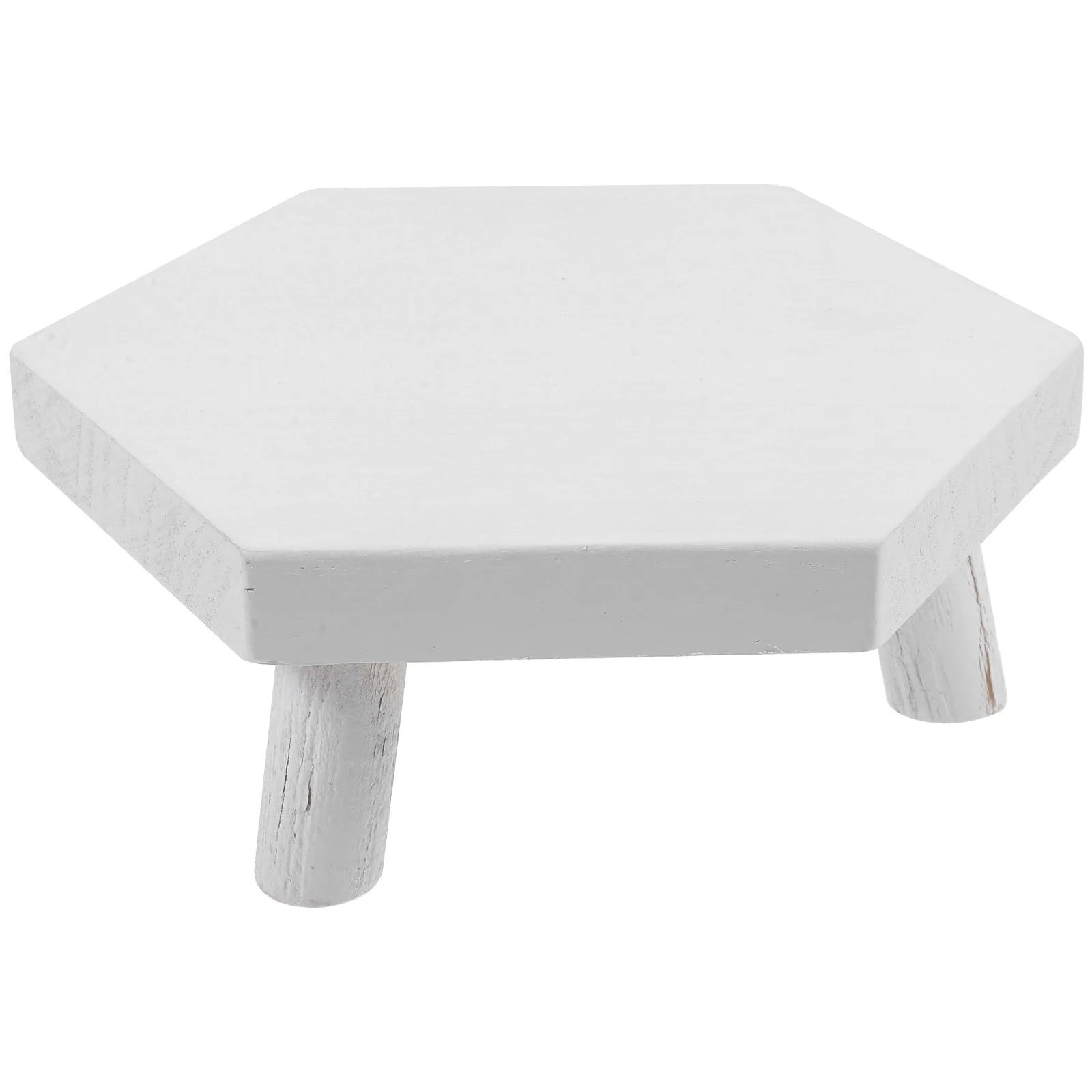 Ewuhyfp One Color Plant Pot Stand Small Stool Strong Plant Stand For Succulent Plants Display Indoor Outdoor Potted Holder Flowerpot Riser(23X20x7.5cm)