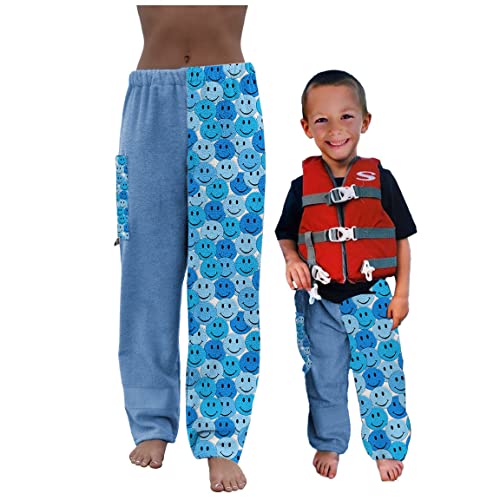 Co. Towel Pants for Swimmers – Cotton Terry Towel Pants – Beach Coverup – Resort Wear – Swim wear… (Kids XS)