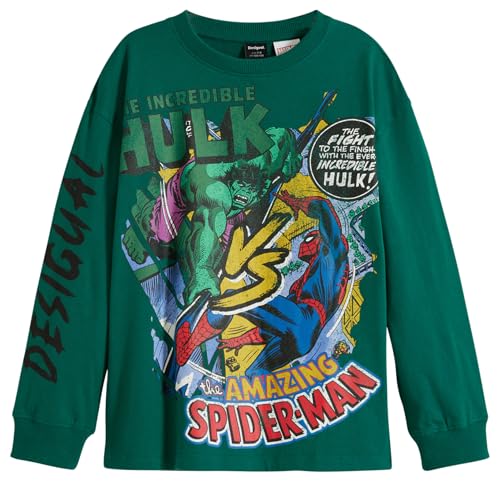 Desigual TS_INCRED T-Shirt, Verde, 10 años Boy