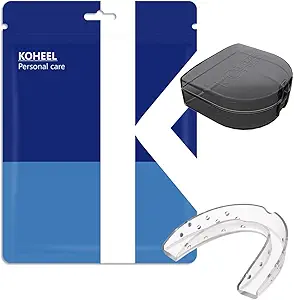 KOHEEL MGS Ultra-Thin Mouth Guard for Teeth Grinding, Professional-Fit Night Guard for Clenching, Comfortable Dental Guard, 4 Count (Large & Small)
