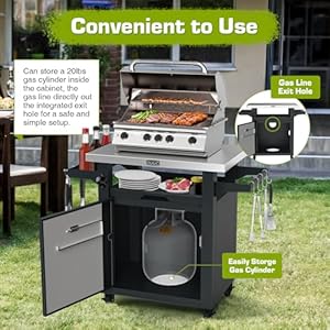 NUUK Grill Carts Outdoor with Enclosed Cabinet and Storage Drawer, Portable Patio Bar Cart with Wheels Stainless Steel Kitchen Storage Island 20" x 30" Rolling Prep Station for BBQ, Deck, Backyard NUUK Grill Carts Outdoor with Enclosed Cabinet and Storage Drawer Portable Patio Bar Cart with Wheels Stainless Steel Kitchen Storage Island 20 x 30 Rolling Prep Station for BBQ Deck Backyard