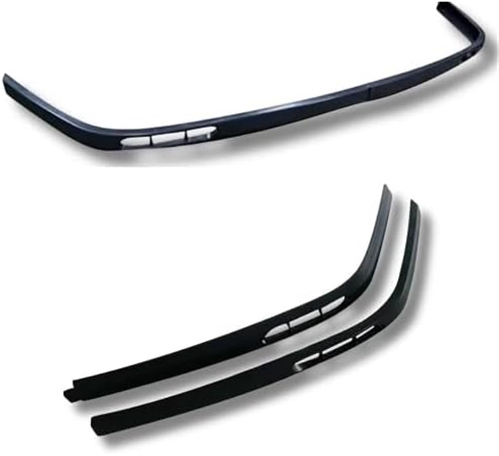 Splitter 2 szt., do Peugeot, 307 Body Kit Akcesoria samochodowe Spoiler Splitter Dyfuzor Klapa Sportowy zderzak Części zewnętrzne Przedni zderzak Lip Splitter (model 2) Rozdzielacz samochodowy(B