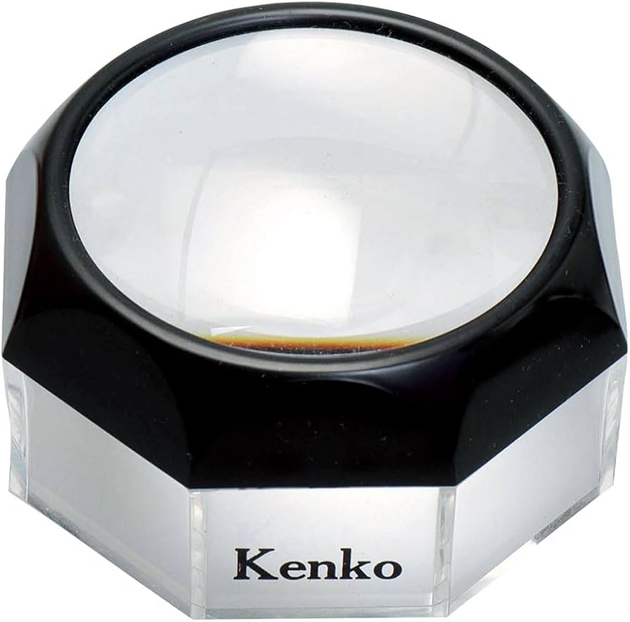 Amazon | ケンコー(Kenko) ルーペ 置いて使う卓上拡大鏡 3.5倍 硝子
