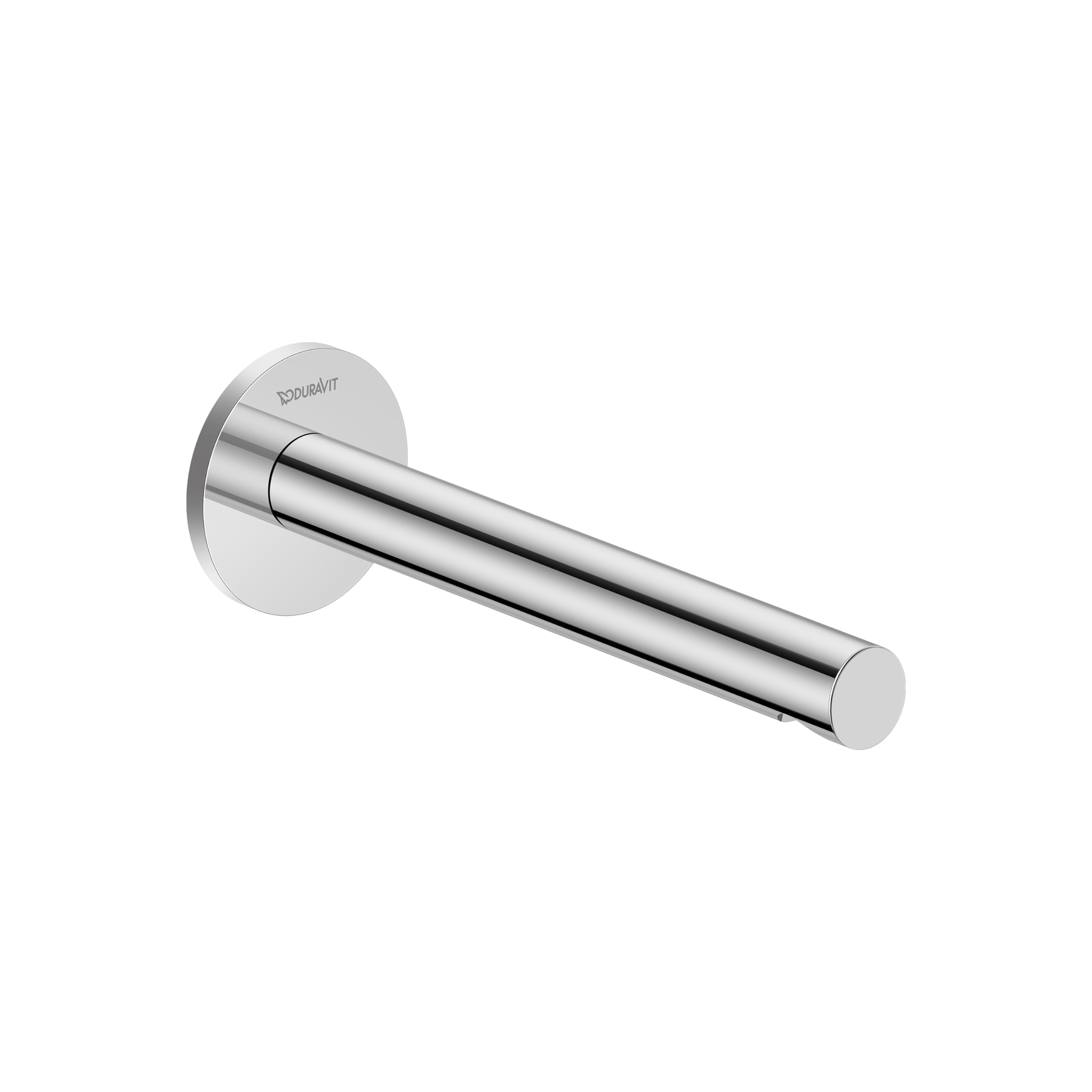 Duravit Circle Wanneneinlauf, Badewanneneinlauf mit runder Wandabdeckung, Zulauf Badewanne, Chrom