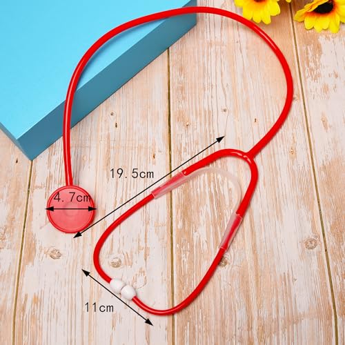 HIXNUG 2Pcs Nurse Costume Accessory Headband and Stethoscope Halloween Nurse Fancy Dress Role Play Costume Set - Image 2