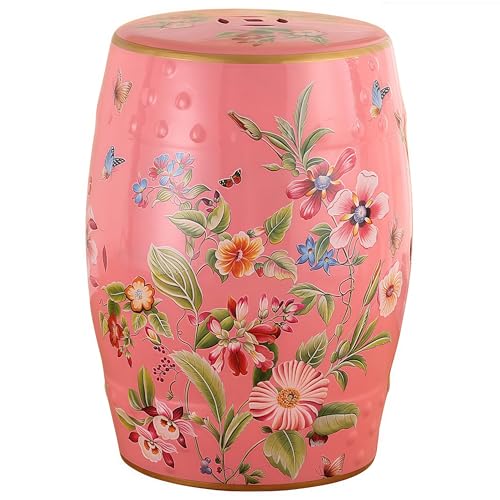 Taburetes Chinos de cerámica para decoración del hogar según el Feng Shui, Taburete de jardín, Mesa Auxiliar para Interior/Exterior, Soporte para Plan