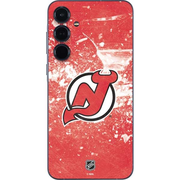 Skinit Decal Phone Skin Compatible with Galaxy A36 5G - Officially Licensed NHL New Jersey Devils Frozen Design