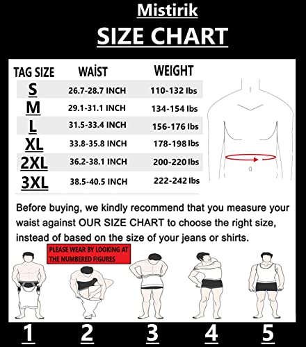 Mistirik Compression Shirts For Men - Mens Slimming Body Shaper Vest - Tight Tank Top For Men - Compression Shirt Tank Top (Grey 3X-Large) #TOP2