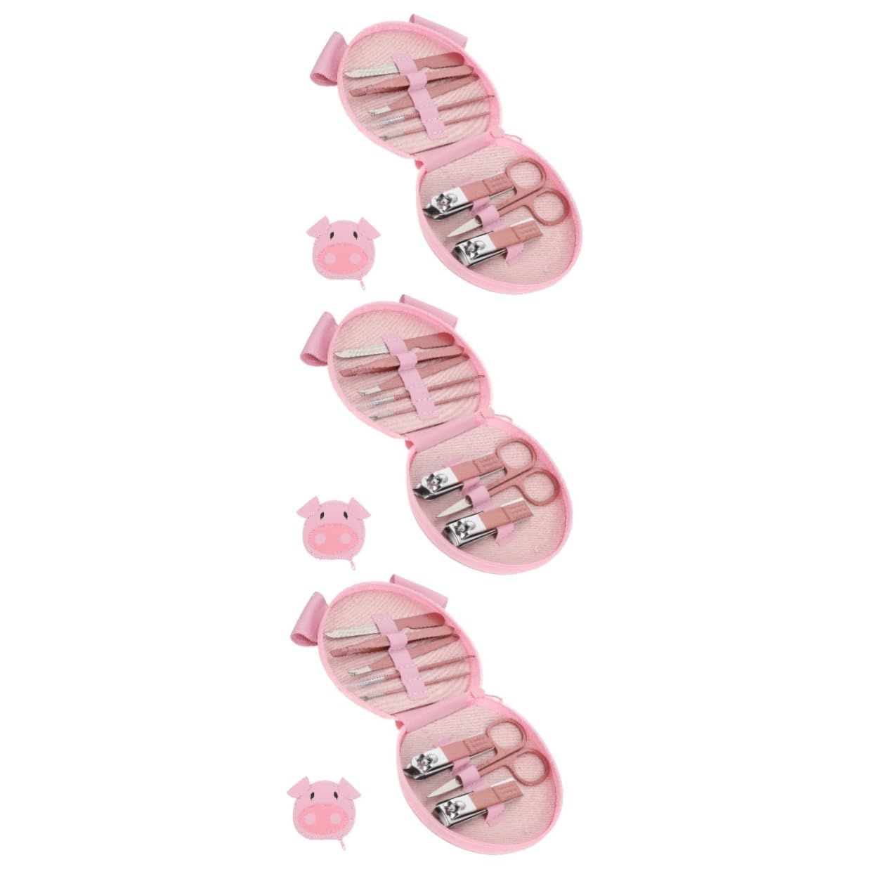 Healeved 3sets Tronchesi Per Unghie Acciaio Inossidabile Kit Manicure Portatile Per Di Mani e Piedi Strumenti Per Pedicure e Manicure Per Viaggi e Uso Quotidiano