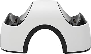 for PS5 Controller Charging Station Multifunctional Fast Charging Dock Dual Charging Station with LED Indicator Anti Slip Game Rack Organizer