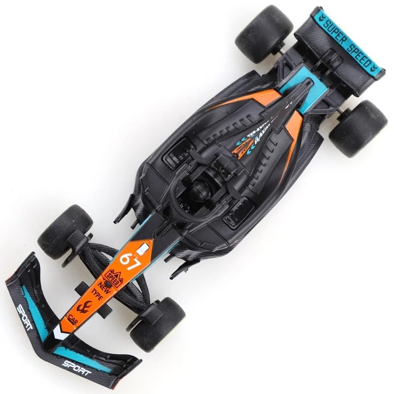 Image of PLUSPOINT Formula1 Racing Die cast Metal Cars for Kids Pull Back F1 Car Simulation Scale Model High-Speed Racing Vehicles Collectible Car Toys for Boys Age 3 Years & Up