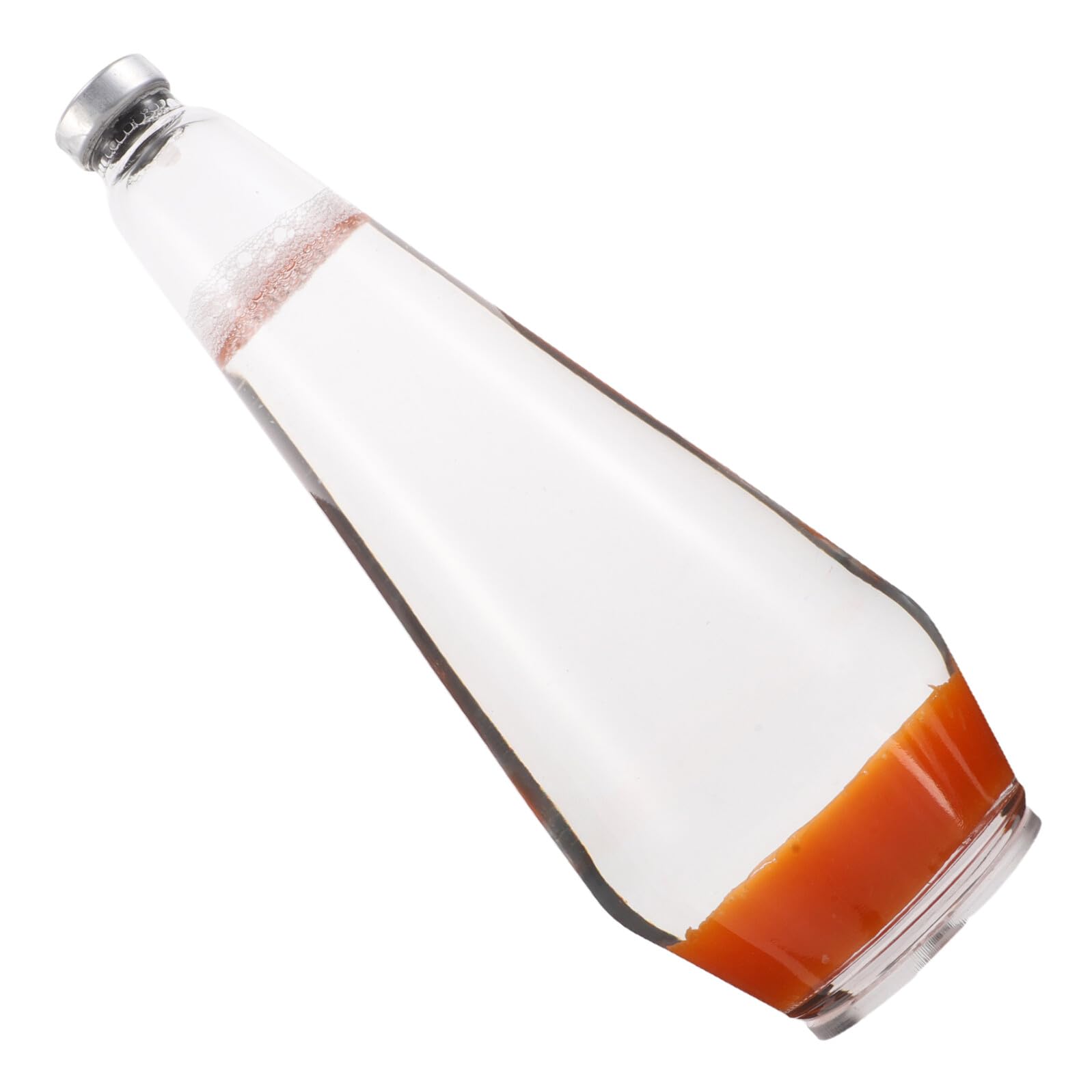 MUELODSIC Portable Glass Wax Liquid Bottle for Motion Lamp Replacement with Broad Compatibility, Modern Decorative Appeal, and Sleek Design, for Party and Home Use