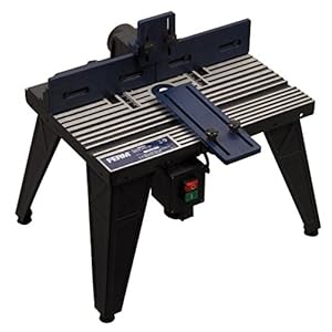 Ferm PRA1011 Freestafel – Met stofzuigeraansluiting – Verstelbare haakse geleiding – Universeel: voor frezen met statief tot 162 mm