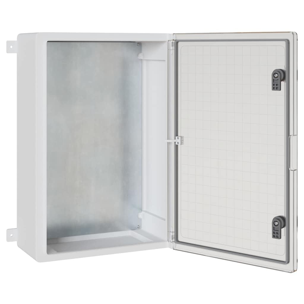 Armadietto di controllo, 47 x 20 x 60 cm, in robusta plastica ABS con porta trasparente, per interni ed esterni, resistente alle intemperie, per officina e industria