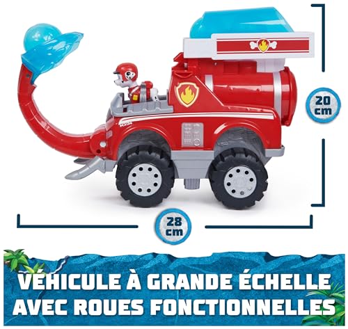 Paw Patrol Pat Patrouille Véhicule Deluxe Marcus Jungle Pups Voiture Figurine À Collectionner avec Projectiles Thème Jungle Pat Patrouille Jouet Voiture Enfant Jouet Enfant Et + - vue 5