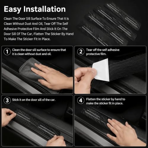 Évitez les Rayures de Seuils sur Mazda MX-30 - Kit de Protection 4x - 5