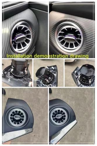 Voiture de ventilation climatisation circulaire cache pour Corolla 2017 habitacle - 2