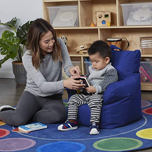 Factory Direct Partners 10483-Nv Cali Little Bear Sack Bean Bag Chair, Dirt-Resistant Coated Oxford Fabric - Navy #TOP7
