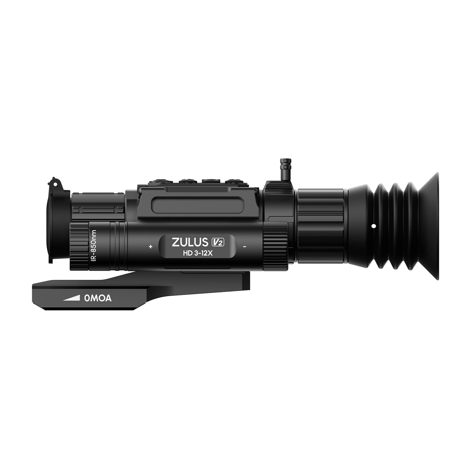 DNT Optics Zulus HD V2 Digital Day Night Vision Rifle Scope with Built-in Infrared for Hunting