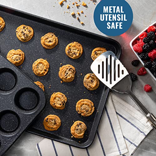 Granitestone Red Pots And Pans Set Nonstick, 20 Pc Kitchen Cookware Set & Bakeware Set With Mineral & Diamond Coating, Long Lasting Nonstick, Ultra Durable, Oven And Dishwasher Safe, 100% Toxin Free #TOP6