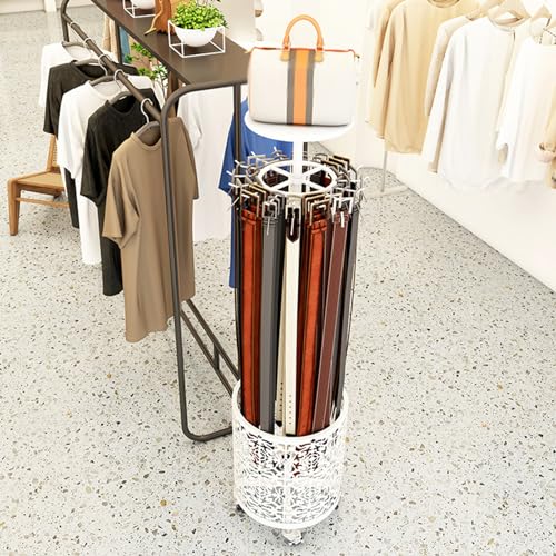 Étagère peu encombrante pour écharpes et ceintures de dressing moderne - 3