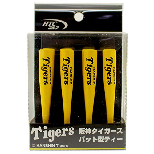 ホクシン交易 ゴルフ HTC 阪神タイガース バット型ティー 8本セット 80mm ゴルフ W15TEE002