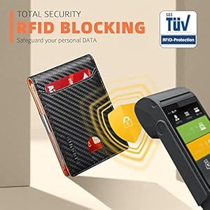 RUNBOX Slim Wallets for Men - Leather Money Clip Mens Wallet - RFID Blocking Front Pocket Bifold Wallet - Thin Credit Card Holder with Gift Box RUNBOX Slim Wallets for Men Leather Money Clip Mens Wallet RFID Blocking Front Pocket Bifold Wallet Thin Credit Card Holder with Gift Box