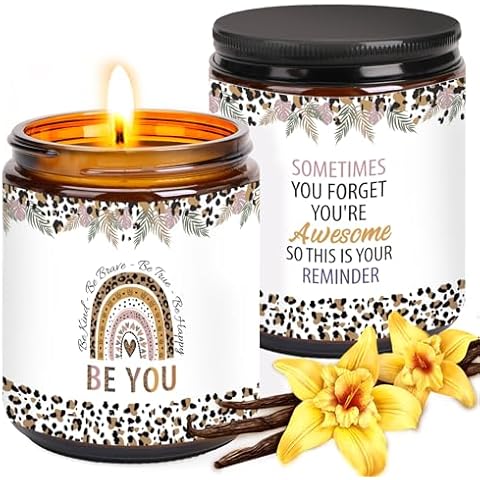 Vanilla Scented Soy Wax Candle Gift thumbnail