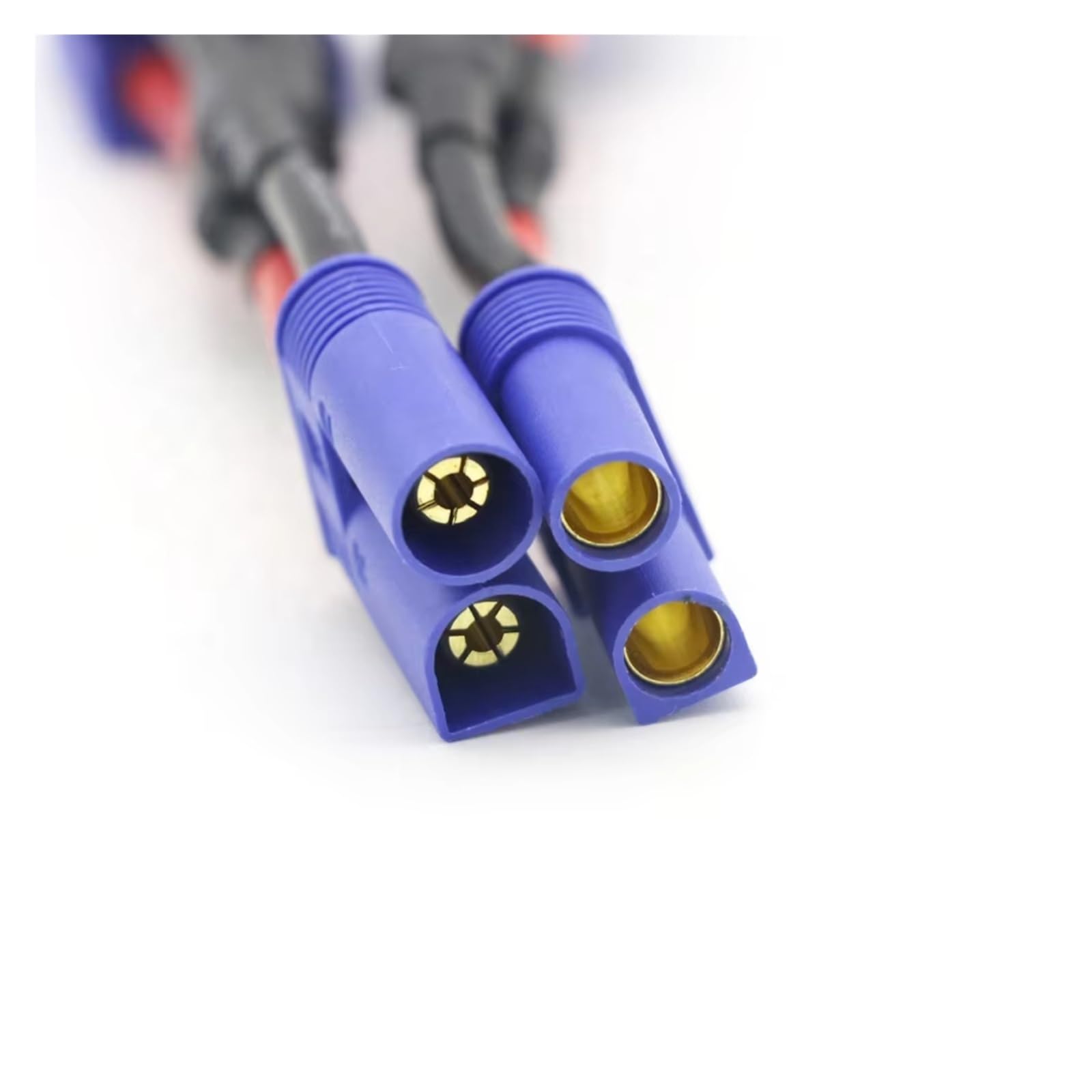 Piezas para coches RC 12awg Cable EC5 Cable Conector Batería Paralelo Doble Arnés Divisor Y Reemplazo Piezas Para Vehículos Orugas RC(1 Female to 2 Male)