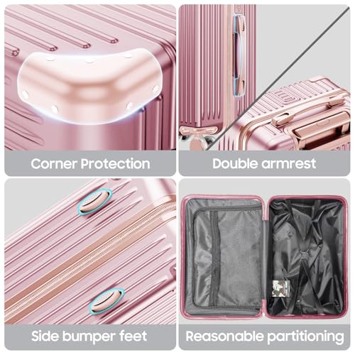 carry on luggage airline approved Lightweight carry on luggage 22x14x9 airline approved with TSA lock 8 Double Spinner Wheels Hard Shell Luggage Suitcase with TSA Lock 20 Inch suitcases with wheels3