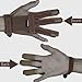 Archery Glove, Cowhide Protective 3 Finger Guard Finger Tab Glove for Adults Targeting (Black)