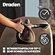 ZEEGMA Draden Dampfreiniger, Handdampfreiniger, Hochdruckreiniger Dampfsauger mit 350ml, Tank Umfangreiches Set - 9 verschiedene Aufsätze, schnelle Aufheizzeit, Kindersicherung