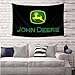 John Flag Deere Banner Flags,3x5 Feet with 2 Brass Grommets for College Dorm Decor, Outdoor, Gift, Indoor, Garage, Home,House