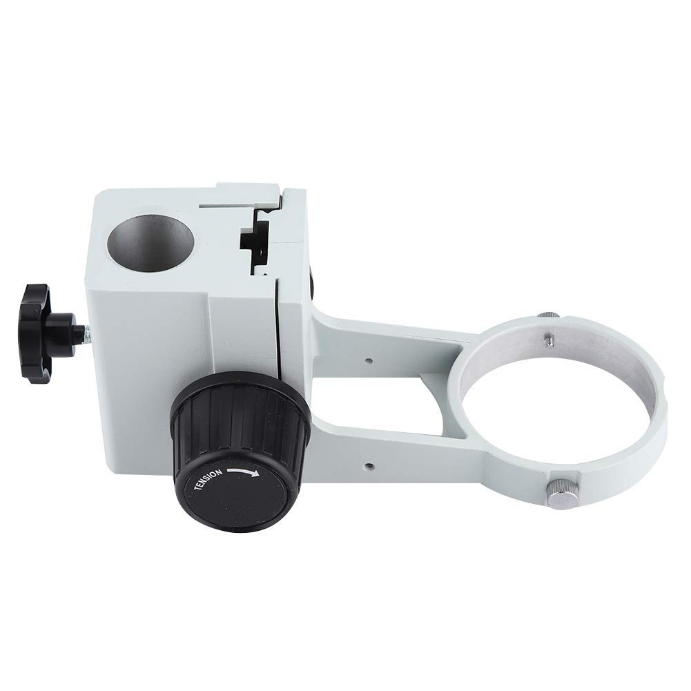 Staffa per microscopio stereo Diametro 76 mm Staffa di messa a fuoco Supporto di messa a fuoco Telaio Accessori per microscopio stereo con apertura corpo lente 76 mm 2, 99 pollici