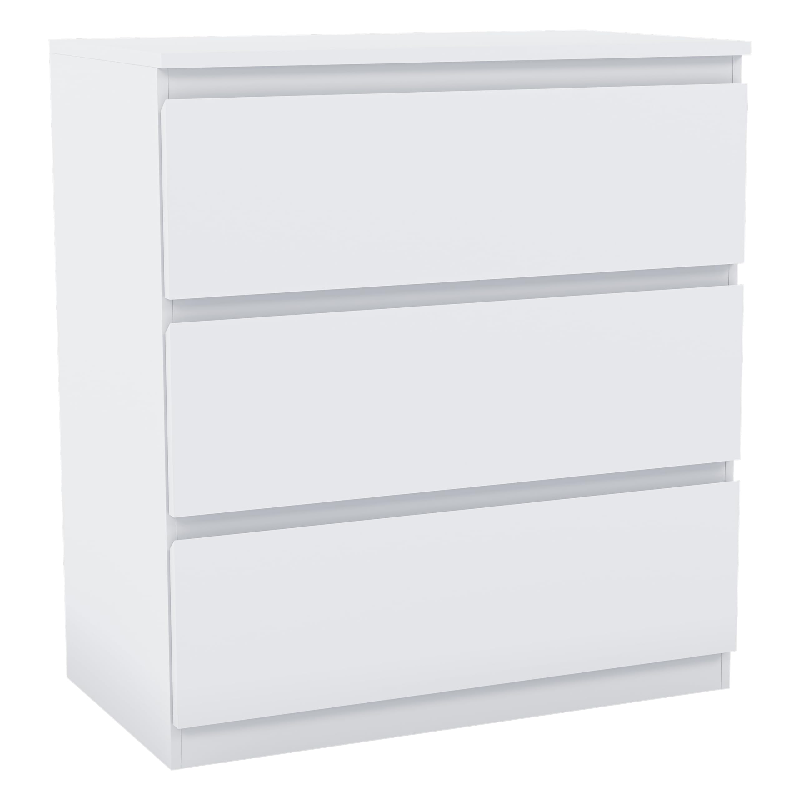 Vida Designs Denver Commode à tiroirs (Blanc, 3 tiroirs)