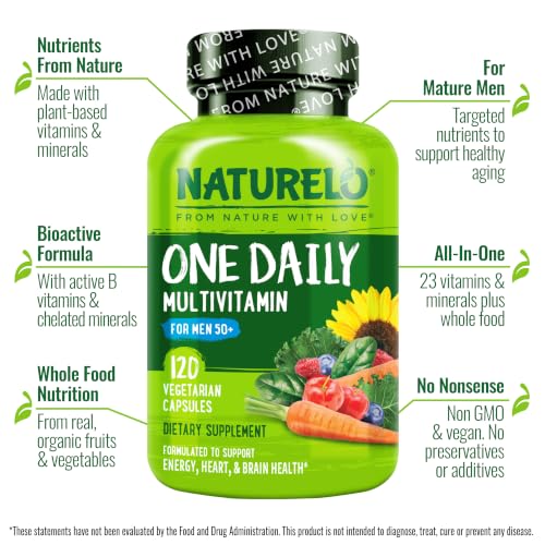 NATURELO Multivitamin for Men 50+