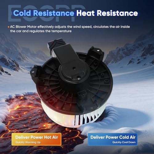 Image of ECCPP AC Heater Blower Motor fit for Honda 2006-2011 Civic /2006-2011 for Honda Civic Hybrid 2007 2008 2009 2010 HVAC Blower w /Fan Cage Assembly