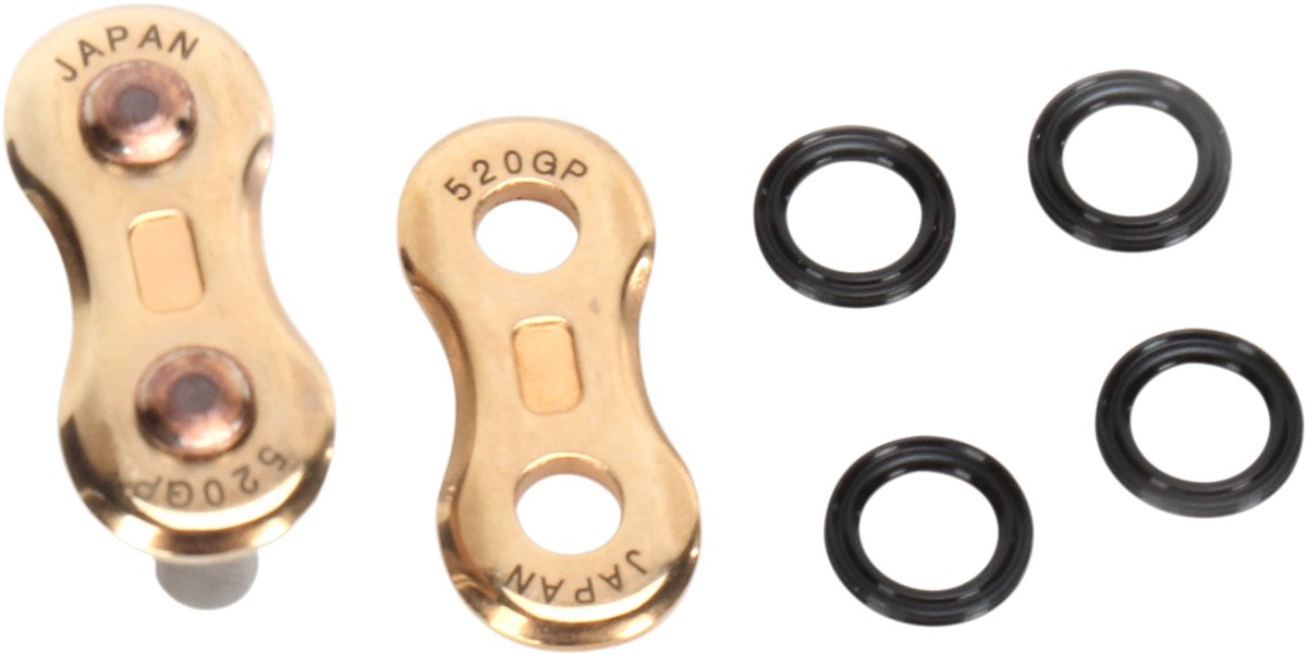 EK 3D Chain 520GPMLJGXG Connecting Link (Gold Rivet)