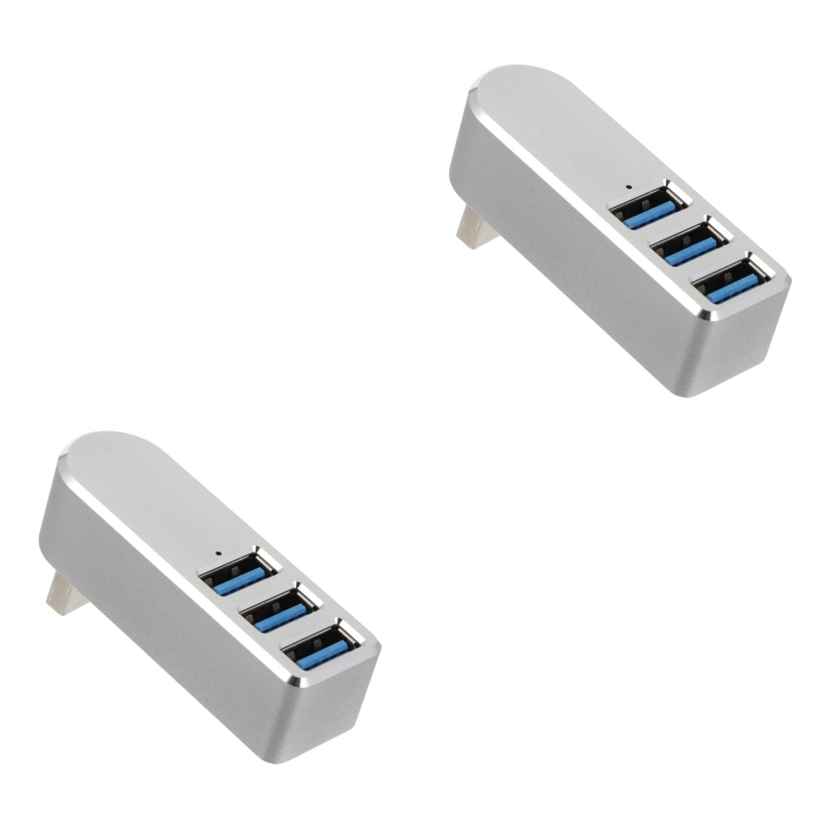 Uonlytech 2pezzi Usb Hub Usb Hub Multifunzionale Per Laptop Trasmissione Usare Adattatore Per Flash Mouse