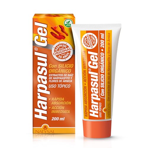 HARPASUL® GEL 200 ml | Gel con Efecto Frío - Calor | Alivio Inmediato para Dolor Muscular, Golpes y Esguinces | Con Harpagofito, Árnica y Silicio Orgánico | Acción Anti-Inflamatoria y Defatigante