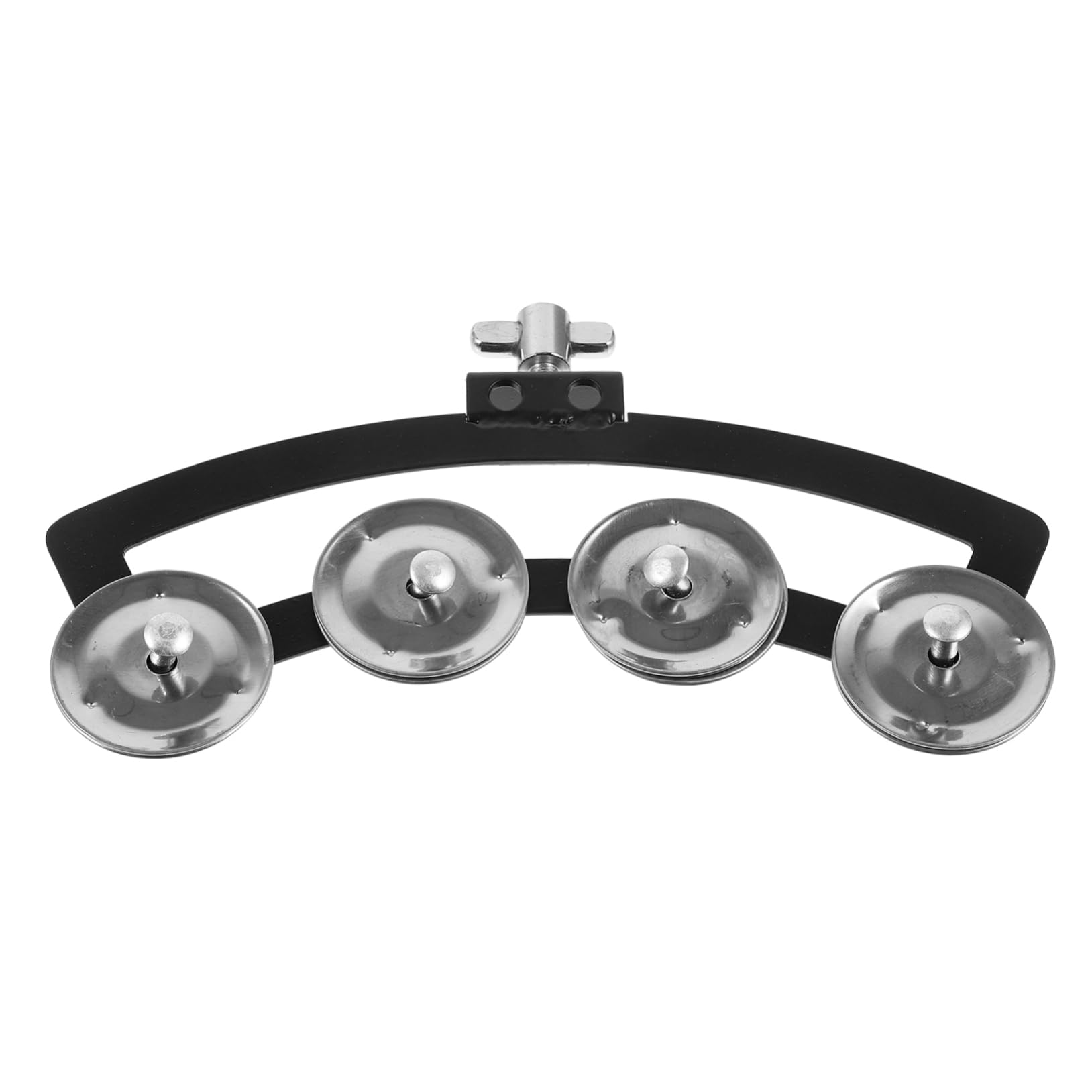 Yardwe Hand Bell Tambourine Music Instrument Jingle Bells for Drums Precision Craftsmanship present for Musicians and Performers Durable Percussion Accessory for Parties and Events