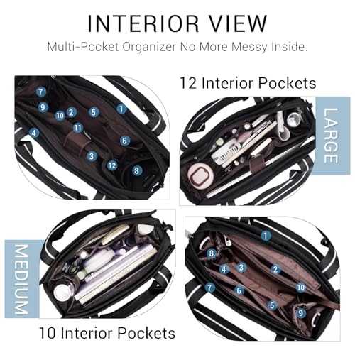 Bolso Tote ACUARIO para mujer con bolsillos miniatura 7