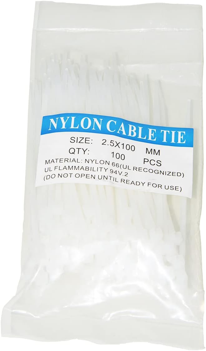 Link LKF25100 2.5 x 100mm Cable Ties (Pack of 100)