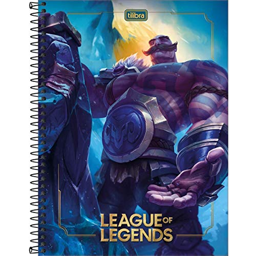 Caderno Tilibra Capa Dura Universitário League Of Legends 1M 80 Fls 309460 28194