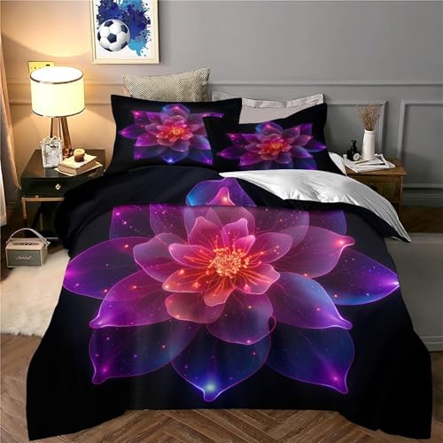 Parure de lit fermeture éclair 135x200cm housse couette douce