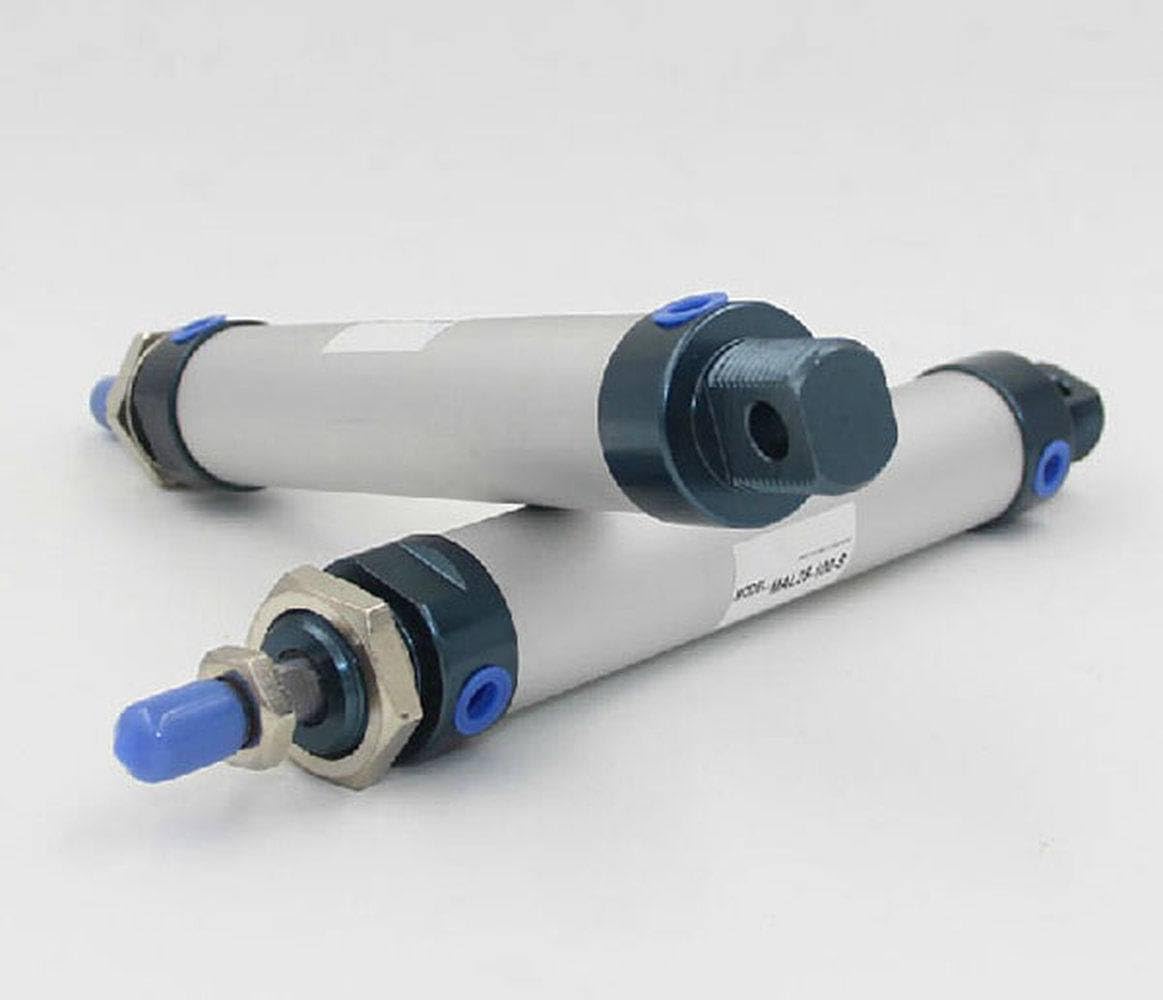 Air Cylinder, 1 1/4 in Bore, 7 in Stroke, Round Body Double Acting, Mfr: NCDMB125-0700-A