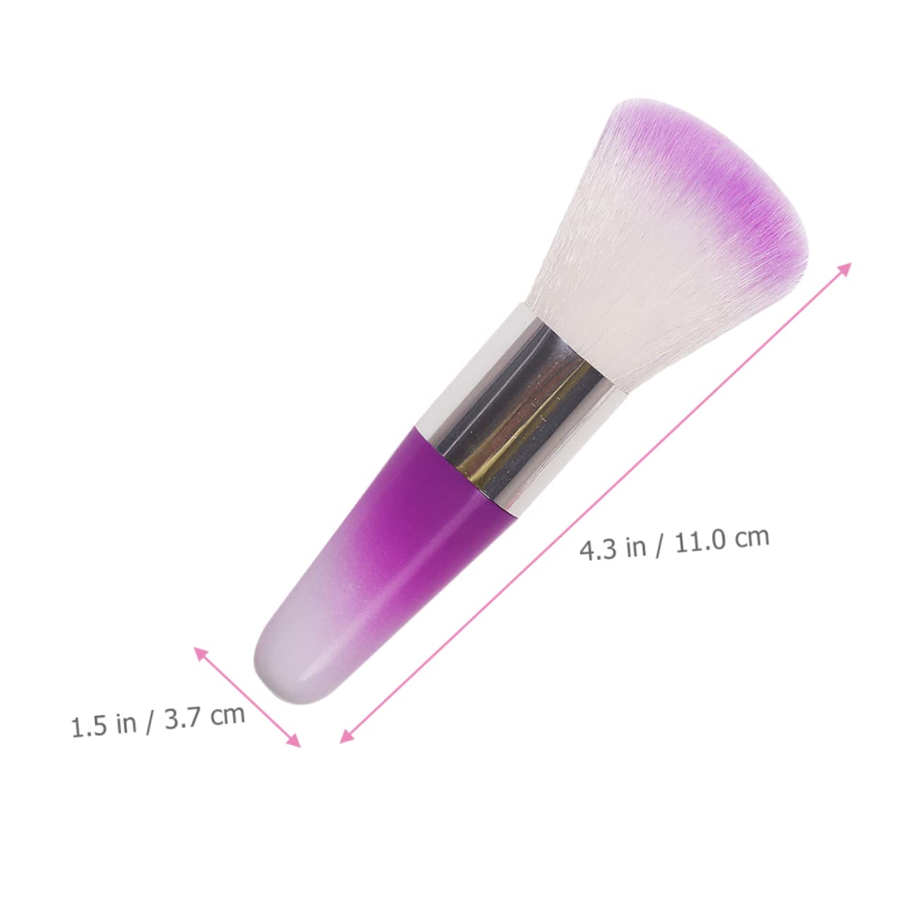 Healeved 5 Set Di Pennelli Per Cipria Morbidi Pennelli Per Decorativi Facili Da Trasportare 4 Pezzi *5