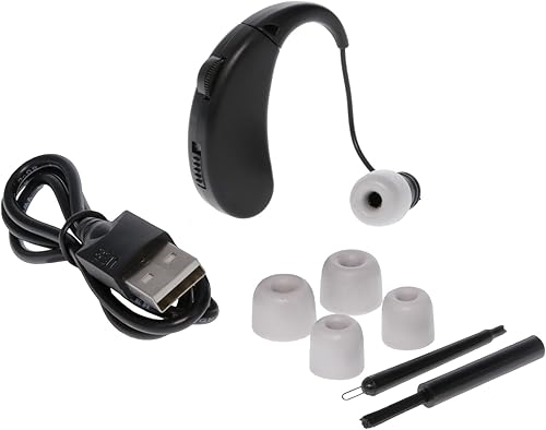 Miniatura 4 de WALKER'S Ultra Ear BTE recargable compacto ajustable 22dB reducción de ruido caza al aire libre amplificador de sonido potenciador auditivo  Puntas