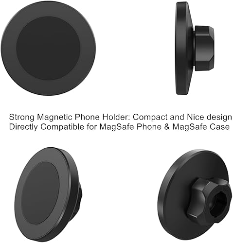 Miniatura 3 de Soporte magnético para teléfono celular para bicicleta estática de interior compatible con Peloton, cinta de correr, elíptica, cochecito, carrito de