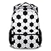 COOPASIA Soccer Backpack for Girls Boys, 16 Inch Soccer Theme Bookbag with Adjustable Straps, Lightweight, Durable, School Bag with Large Capacity